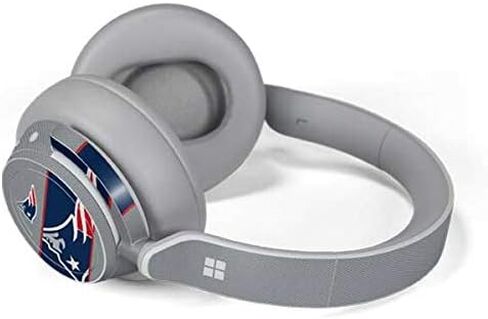 Skinit Decal Audio Skin Compatible with Surface Headphones - Officially Licensed NFL New England Patriots Zone Block Design in Saudi Arabia