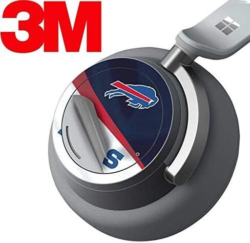 Skinit Decal Audio Skin Compatible with Surface Headphones - Officially Licensed NFL Buffalo Bills Design in Saudi Arabia