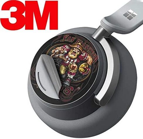 Skinit Decal Audio Skin Compatible with Surface Headphones - Officially Licensed NFL San Francisco 49ers Running Back Design in Saudi Arabia
