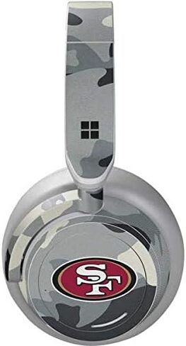 Skinit Decal Audio Skin Compatible with Surface Headphones - Officially Licensed NFL San Francisco 49ers Camo Design in Saudi Arabia