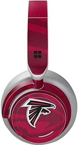 Skinit Decal Audio Skin Compatible with Surface Headphones - Officially Licensed NFL Atlanta Falcons Double Vision Design in Saudi Arabia