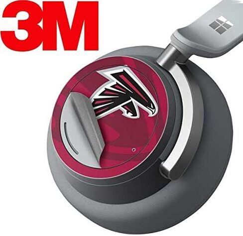 Skinit Decal Audio Skin Compatible with Surface Headphones - Officially Licensed NFL Atlanta Falcons Double Vision Design in Saudi Arabia