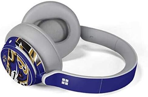 Skinit Decal Audio Skin Compatible with Surface Headphones - Officially Licensed NFL Baltimore Ravens Zone Block Design in Saudi Arabia