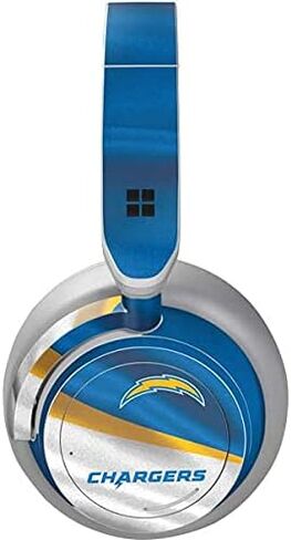 Skinit Decal Audio Skin Compatible with Surface Headphones - Officially Licensed NFL Los Angeles Chargers Design in Saudi Arabia
