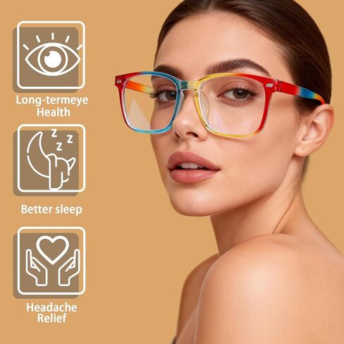 BIRDDIE Blue Light Blocking Glasses for Women & Men, UV400 Anti-Glare Computer Glasses for Gaming,Reading & Eye Strain Relief in Saudi Arabia