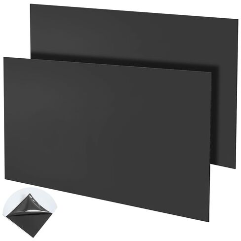 Blulu 2 Pcs Aluminum Composite Panel, 1/8" Thick Rectangle Aluminum Plastic Composite Sheet Plate for Industry Crafting Handcraft DIY Projects (36"x24") in Saudi Arabia