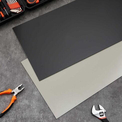 Blulu 2 Pcs Aluminum Composite Panel, 1/8" Thick Rectangle Aluminum Plastic Composite Sheet Plate for Industry Crafting Handcraft DIY Projects (36"x24") in Saudi Arabia