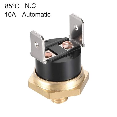 uxcell KSD301 Thermostat, Temperature Control Switch 85°C Copper M6 Normally Closed N.C 10A in Saudi Arabia