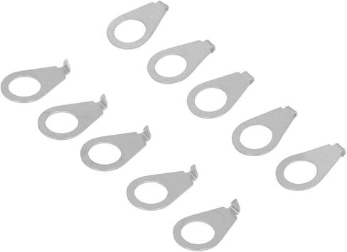 Guitar Knobs Pointer Indicator Plates, Set of 4 Iron Knob Position Washers for Electric Guitar, with Bright Eye Catching Design (Silver) in Saudi Arabia
