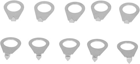 Guitar Knobs Pointer Indicator Plates, Set of 4 Iron Knob Position Washers for Electric Guitar, with Bright Eye Catching Design (Silver) in Saudi Arabia
