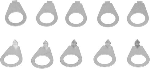 Guitar Knobs Pointer Indicator Plates, Set of 4 Iron Knob Position Washers for Electric Guitar, with Bright Eye Catching Design (Silver) in Saudi Arabia