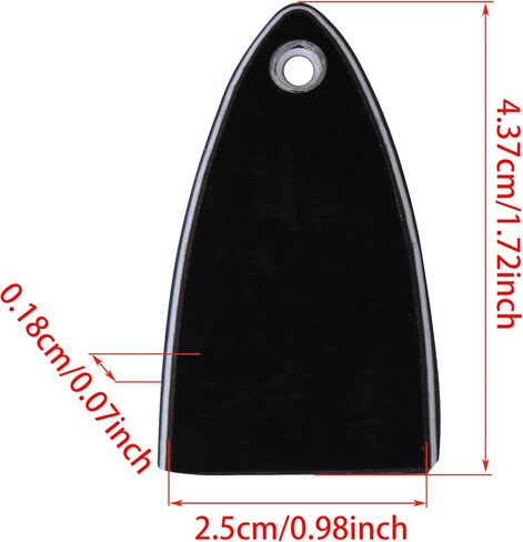 Bstinay 1 Hole 3 Ply Triangle Truss Rod Cover for Electric Guitar Accessory HA-1003 in Saudi Arabia