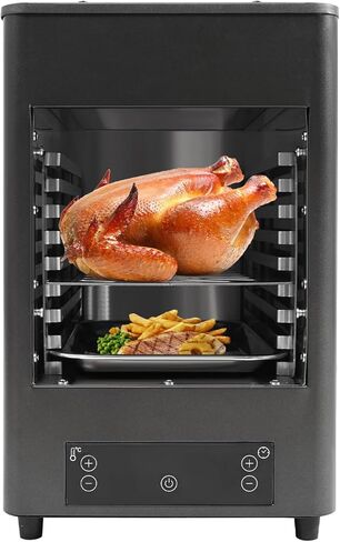 Infrared Electric Steak Broiler - 1700W Countertop Grill with Timer and Adjustable Rack, 212-1472°F Temperature Control, Stainless Steel Indoor Grill for Steaks, Pizza, Seafood - Commercial & Home Use in Kuwait