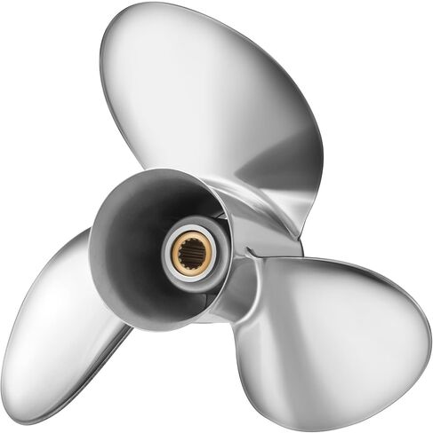 15 x 21 OEM Upgrade Stainless Steel Boat Propeller for Suzuki Engines Outboard 150-300HP, 15 Spline Tooth RH, 3 Blades in Kuwait