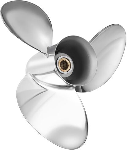 15 x 21 OEM Upgrade Stainless Steel Boat Propeller for Suzuki Engines Outboard 150-300HP, 15 Spline Tooth RH, 3 Blades in Kuwait