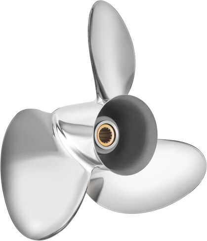 15 x 21 OEM Upgrade Stainless Steel Boat Propeller for Suzuki Engines Outboard 150-300HP, 15 Spline Tooth RH, 3 Blades in Kuwait
