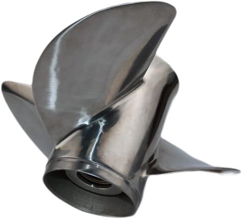 Boatman 13 3/4x15 Stainless Steel Outboard Propeller fit Mercury Engine 40/50/70/75/80/90/100/115/125/140 HP,15 Spline Tooth,RH in Saudi Arabia