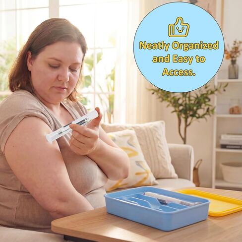 حقيبة تخزين أقلام الحقن من زيببوند، حامل ثلاجة صغير الحجم مكون من 4 أقلام مع حشوة ناعمة وغطاء من السيليكون، آمنة للاستخدام في غسالة الأطباق، مناسبة للسفر (الأقلام غير متضمنة) in Kuwait