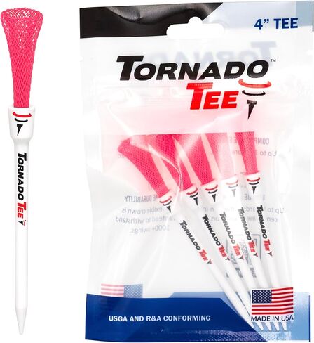 تي شيرت تورنادو للجولف بطول 4 بوصات عالي الأداء (وردي نيون) in Kuwait
