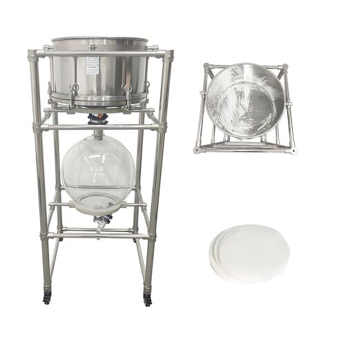 Split-Type Vacuum Filtration System 50L Vacuum Suction Filter with 304 Stainless Steel Buchner Funnel & Borosilicate Glass Flask, -0.098MPa Filtration Apparatus for Solid - Liquid Separation in Kuwait