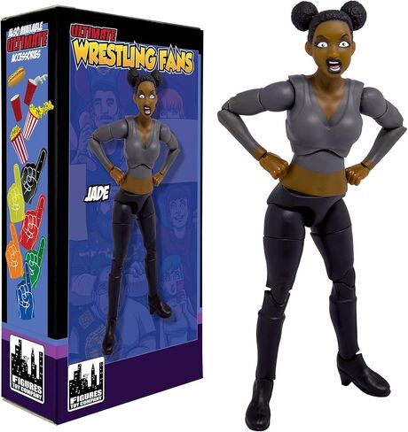 Ultimate Wrestling Crowd Fan Figures: Jade in Saudi Arabia