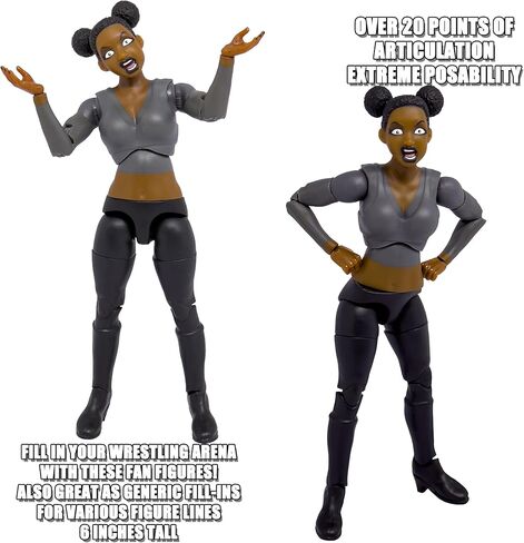 Ultimate Wrestling Crowd Fan Figures: Jade in Saudi Arabia
