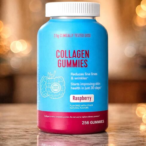 Vital-Proteins Collagen Gummies, 2.5g Verisol Collagen Peptides, 256 Count, Raspberry Flavor in Saudi Arabia