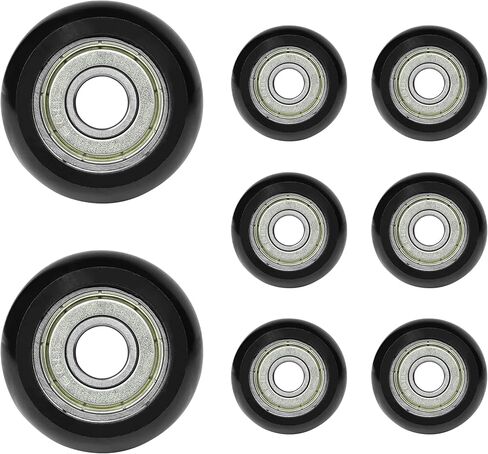 8 عبوات من العجلات الدوارة البديلة المتوافقة مع آلات إصلاح البيلاتيس، سهلة التركيب من أجل انزلاق سلس وهادئ (مجموعة من 8) in Kuwait