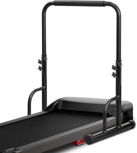 28 Inch Wide Handle Bar for Walking Pad Only with Non-Slip Rubber Feet Compatible Adjustable Handrail Height from 37.6 to 46 in Handle Bar for Walking Pad Comfortable Grip Support Attachment for Home in Kuwait