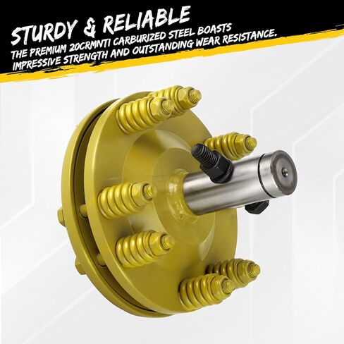 PTO Slip Clutch, 1 3/8" Slip Clutch, Smooth Round Ends PTO Friction Clutch, Carburized Steel Tractor Slip Clutch, Adjustable Rotary Cutter Slip Clutch, Brush Hog Slip Clutch for PTO Shaft in Saudi Arabia