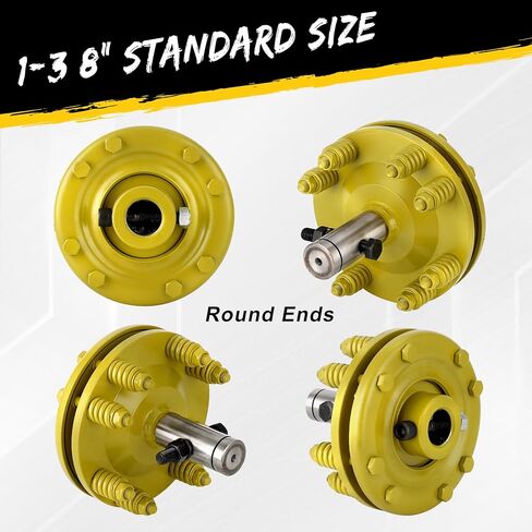 PTO Slip Clutch, 1 3/8" Slip Clutch, Smooth Round Ends PTO Friction Clutch, Carburized Steel Tractor Slip Clutch, Adjustable Rotary Cutter Slip Clutch, Brush Hog Slip Clutch for PTO Shaft in Saudi Arabia