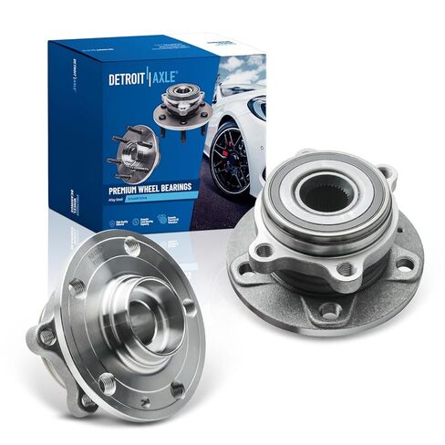 Detroit Axle - AWD الخلفي محمل العجلات المحامل لعام 2006-2018 Toyota RAV4 LEXUS NX200T NX300 NX300H ، Pair Wheel Hub and Bearings 2007 2008 2008 2010 2014 2014 2015 2015 2015 2017 Replace in Kuwait