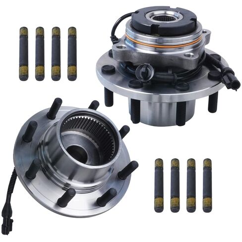Detroit Axle - AWD الخلفي محمل العجلات المحامل لعام 2006-2018 Toyota RAV4 LEXUS NX200T NX300 NX300H ، Pair Wheel Hub and Bearings 2007 2008 2008 2010 2014 2014 2015 2015 2015 2017 Replace in Kuwait