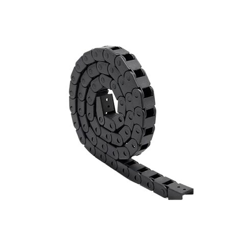 7x7 10x10 10x15mm L1000mm Cable Drag Chain Wire Carrier with End Connectors for Router Machine(Drag Chain,10x10) in Saudi Arabia