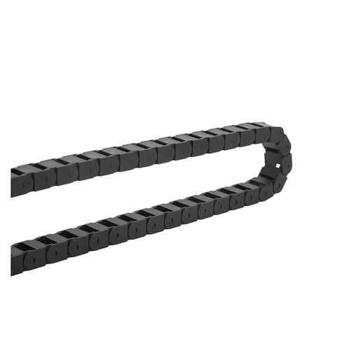 Black Nylon Cable Chain 10mm x 15mm(Inner H x Inner W) End Connectors Wire Carrier Drag Chain Electronic Equipment in Saudi Arabia