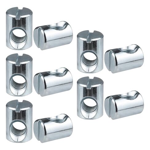 Cross Dowel Barrel Nuts for IKEA Part 100514, for SUNDVIK, MYDAL, HASSELVIKA, TARVA, GONATT, SMAGORA, ALSKVARD, SNIGLAR - 10 Pcs in Kuwait