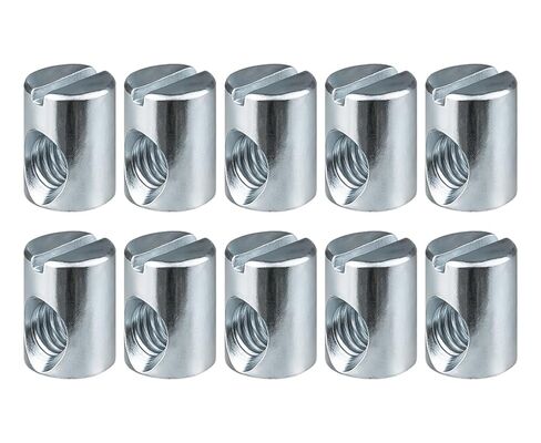 Cross Dowel Barrel Nuts for IKEA Part 100514, for SUNDVIK, MYDAL, HASSELVIKA, TARVA, GONATT, SMAGORA, ALSKVARD, SNIGLAR - 10 Pcs in Kuwait