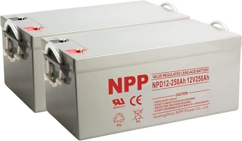NPP NPD12-150Ah AGM Rechargeable Deep Cycle Sealed Lead Acid 12V 150Ah Battery with Button Style Terminals in Saudi Arabia