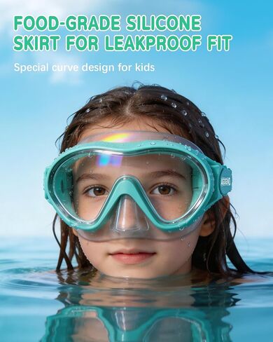 Aegend 2 Pack Kids Swim Goggles with Nose Cover, Anti Fog Diving Mask Clear View No Leak Swimming Goggles for kids 6-14 in Saudi Arabia