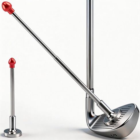 Golf Magnetic Alignment Rods, Golf Alignment Sticks, Golf Training Aid, Telescopic Golf Corrector to Visualize and Align Golf Shots, Ideal Golf Accessories and Swing Aids for Golfers in Saudi Arabia