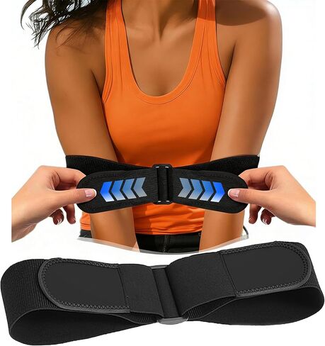 Adjustable Golf Posture Trainer, Golf Swing Training Aid with Hook and Loop Strap, Practice Tool for Setup Position & Swing Consistency in Saudi Arabia