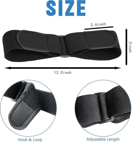 Adjustable Golf Posture Trainer, Golf Swing Training Aid with Hook and Loop Strap, Practice Tool for Setup Position & Swing Consistency in Saudi Arabia
