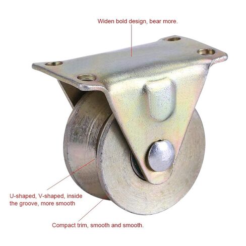 Greensen 2pcs V Type Wheel Sliding Gate Roller Steel for Industrial Use with High Strength and Lightweight Design for Smooth Operation in Saudi Arabia