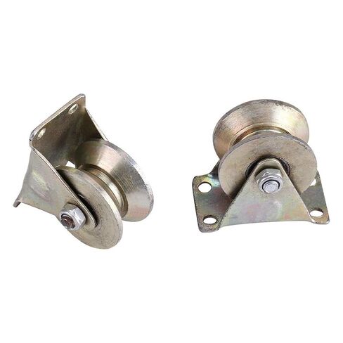 Greensen 2pcs V Type Wheel Sliding Gate Roller Steel for Industrial Use with High Strength and Lightweight Design for Smooth Operation in Saudi Arabia