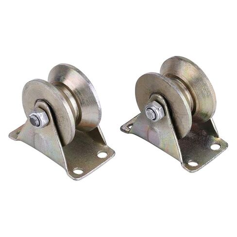 Greensen 2pcs V Type Wheel Sliding Gate Roller Steel for Industrial Use with High Strength and Lightweight Design for Smooth Operation in Saudi Arabia