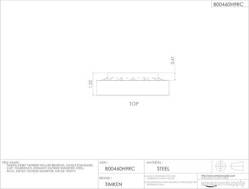 Timken Tapered Roller Bearing Cup - 53387 in Saudi Arabia