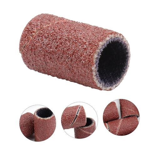 PartyKindom 100pcs Grinding Head Sander for Nail Drill Grit Sanding Bands for Nail Abrasive Sleeves in Saudi Arabia