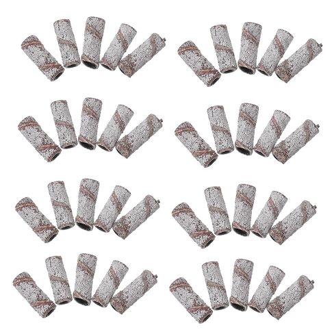 Baluue 50pcs Sanding Bands for Nail Art Manicure Polishing Bands Mandrel Bit Grit for Nail Drill Easy to Use for Home and in Saudi Arabia