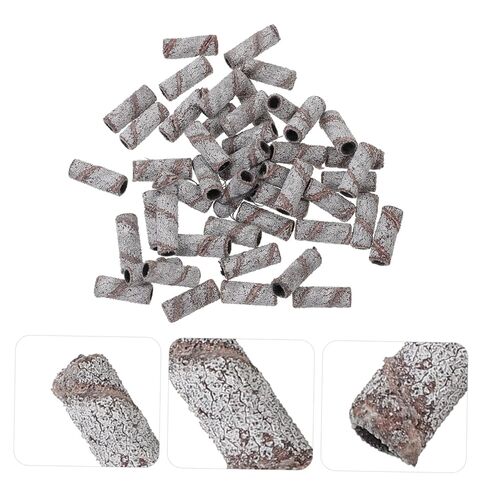 Baluue 50pcs Sanding Bands for Nail Art Manicure Polishing Bands Mandrel Bit Grit for Nail Drill Easy to Use for Home and in Saudi Arabia