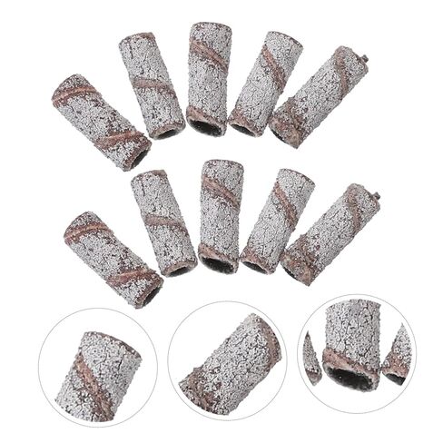 Baluue 50pcs Sanding Bands for Nail Art Manicure Polishing Bands Mandrel Bit Grit for Nail Drill Easy to Use for Home and in Saudi Arabia